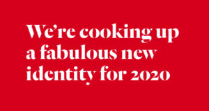 We're coooking up a new identity...