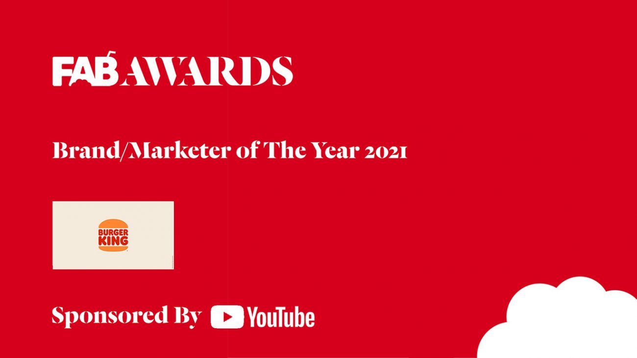 FAB Brand Marketer Of The Year 2021