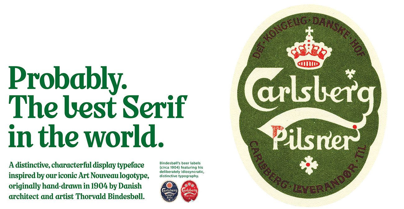 Carlsberg Typography