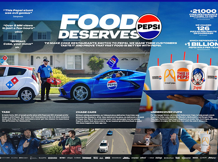Food Deserves Pepsi