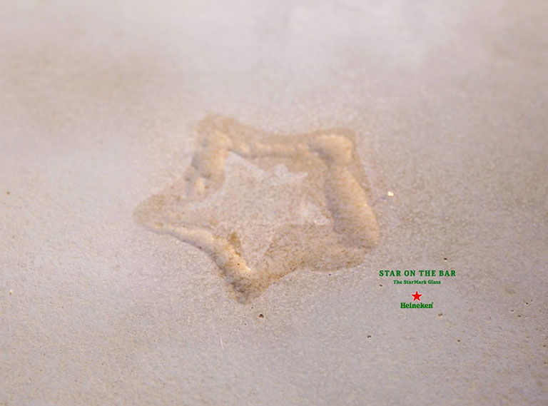 Heineken StarMark Glass – A Star on The Bar