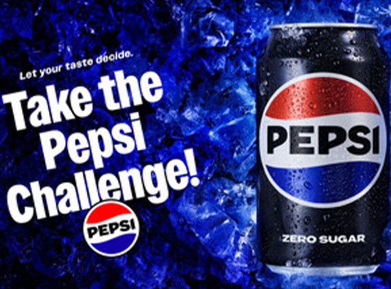 The Pepsi Zero Sugar Challenge